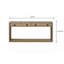 Console English Knotty Oak