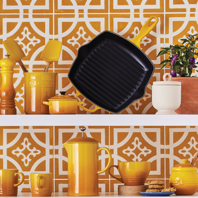 Le Creuset Cast Iron Square Grillit 26cm, Nectar