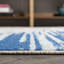 Tapis bleu / crème Yerkes-2131126735