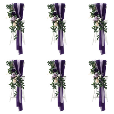 Chair Decorations Chair Sashes (Set of 6)