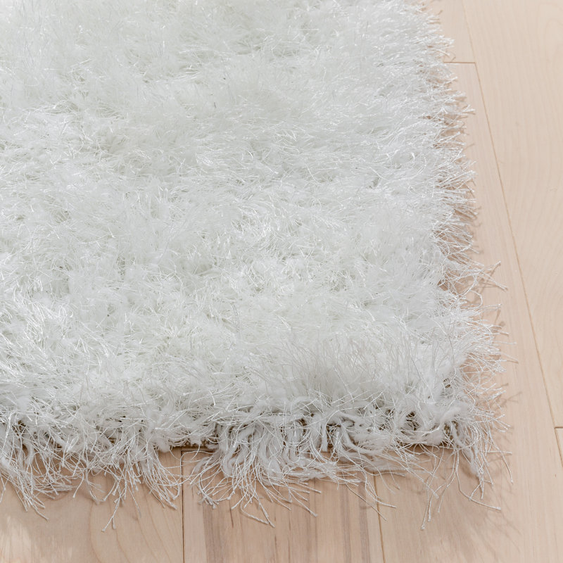 Kuki Solid Colour Shag Area Rug, Rectangle 120 x 160cm