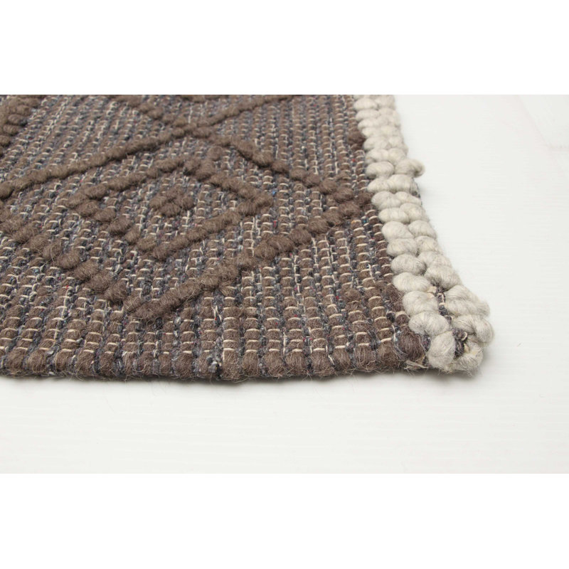 Tapis rectangulaire nouvel âge en laine Derisha