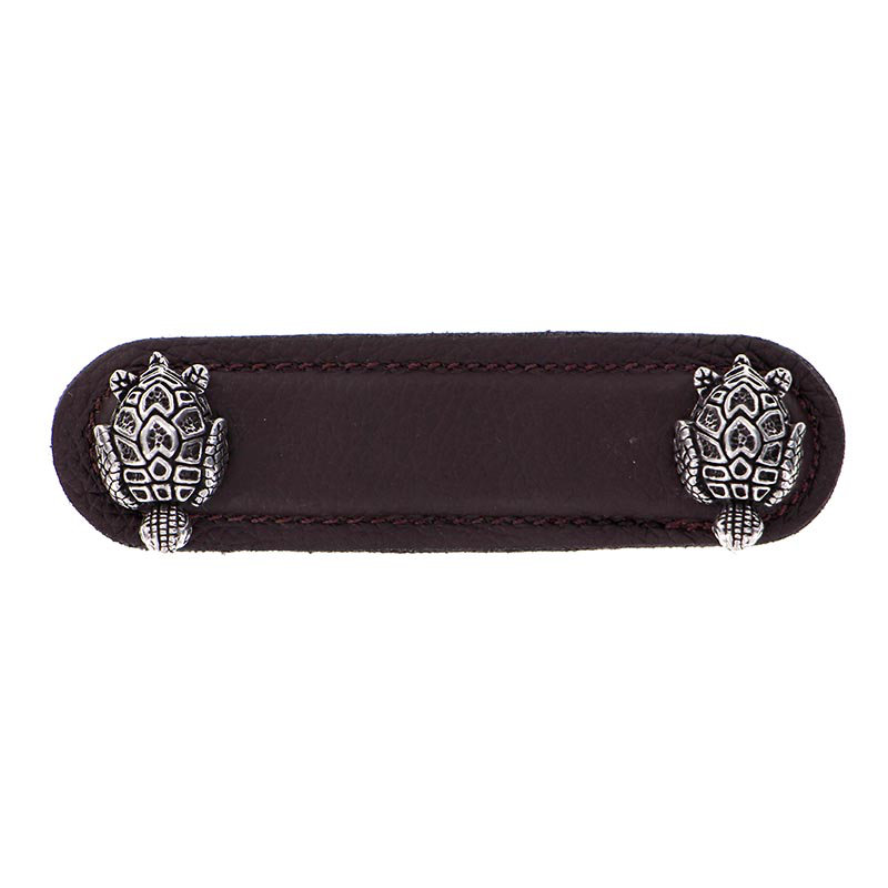 Pollino 4" Center to Center Bar Pull, 3'', Antique Brass
