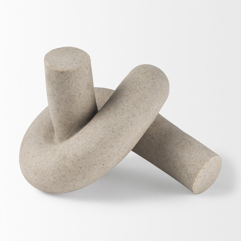 Sculpture Artiana, H 7,5 po x l 12 po x P 10,5 po, Grès