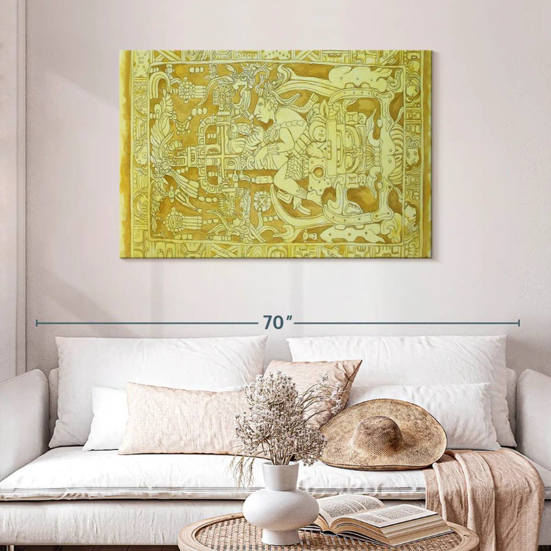Adella Ancient Astronaut, 30" H x 45" W