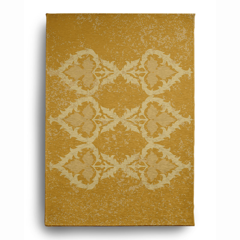 Tapis en chenille moelleux 159_Fancy Leaves, Rectangle 4 pi x 6 pi