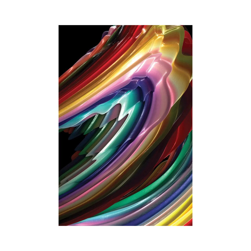 Organic Paint by Danny Ivan - Wrapped Canvas Print, 101.6 cm H x 66.04 cm W x 1.91 cm D