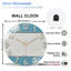 Horloge murale Fiery Sunburst