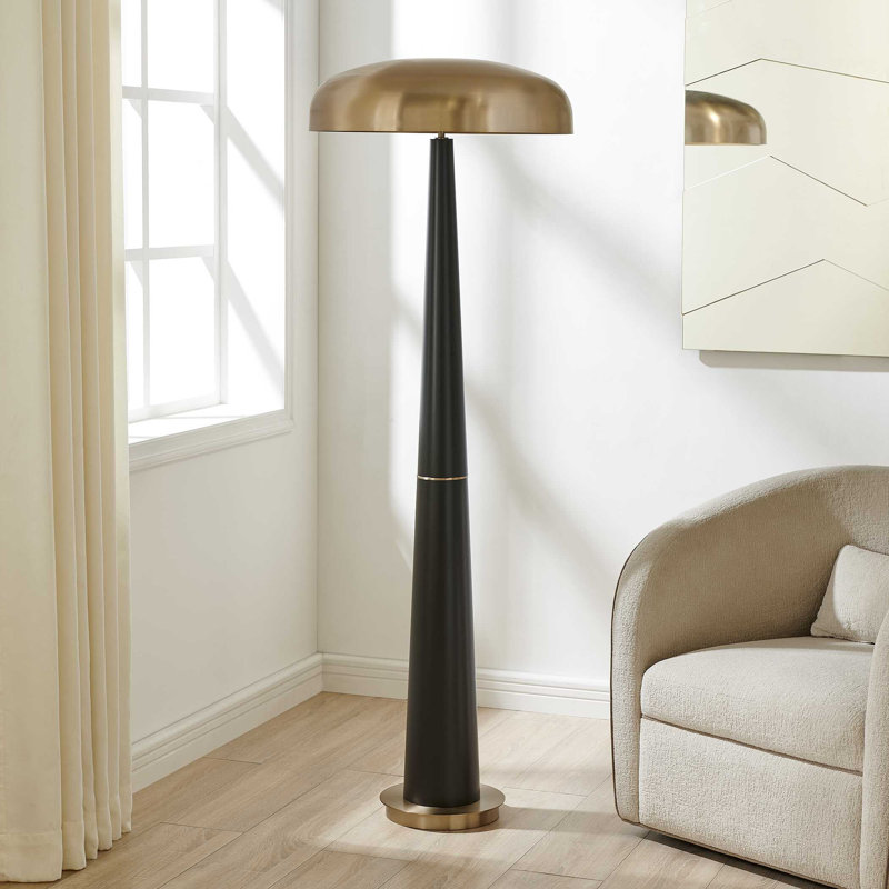 Lampe sur pied noire Davis