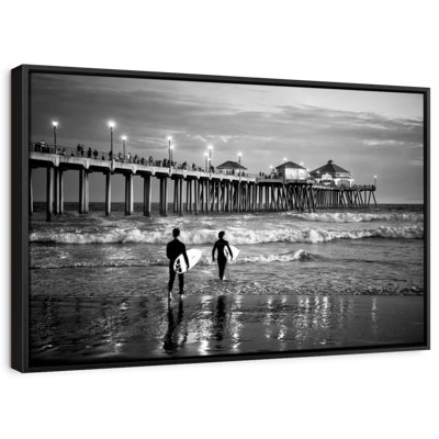 «Huntington Beach Surf City Wall Art»
