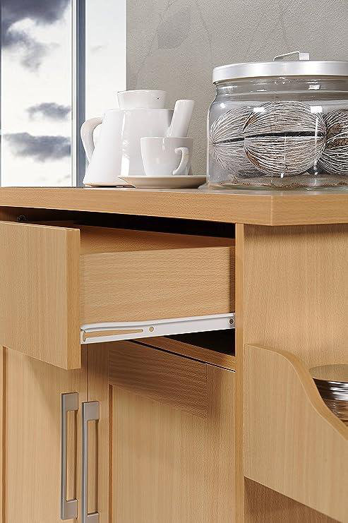 Albizu Wood Kitchen Island, Beech