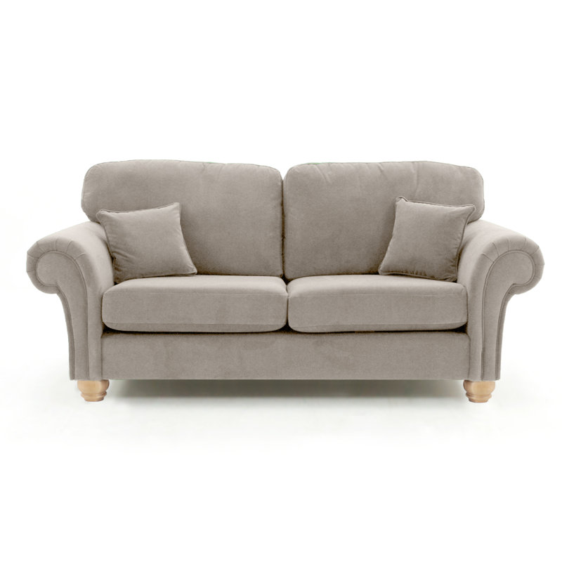 Foreston 2 Seater Velvet Sofa, Mink