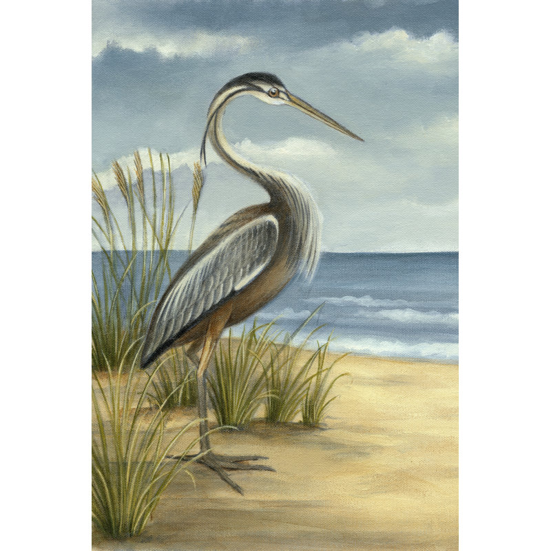 Shore Bird I 1 Piece Wrapped Canvas Painting, 46cm H x 30cm W x 3.8cm D