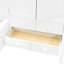 Lit superposé simple avec tiroirs, garde-robe, tablettes de rangement et lit hydraulique-1405104952