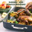 Greenpan Chatham Hard Anodized Healthy Ceramic Nonstick, 16" X 13" Roasting Pan With Roaster Rack