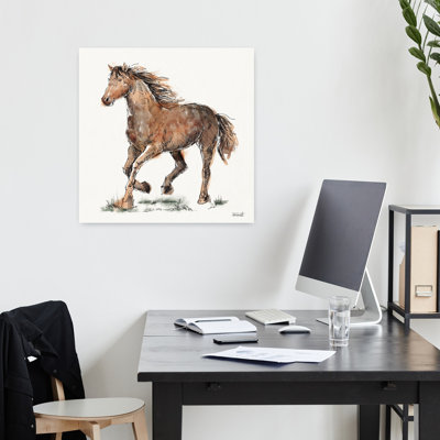 Contemporary Trot With Animal Animals Art