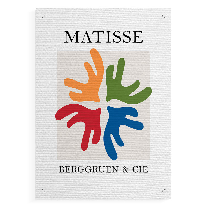 Matisse CCXCI, reproduction encadrée - reproduction de toile seulement - NON-CADRE, H 18 po x l 12 po