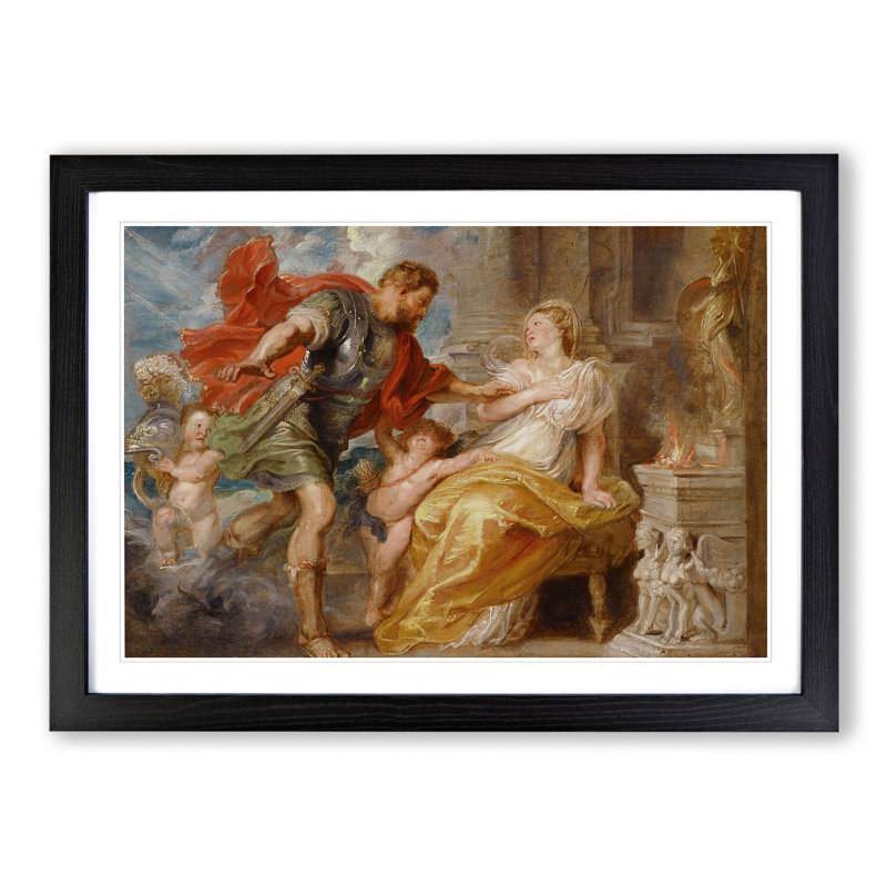 Modello by Peter Paul Rubens - Picture Frame Painting, 27cm H x 36cm W x 2cm D, Black