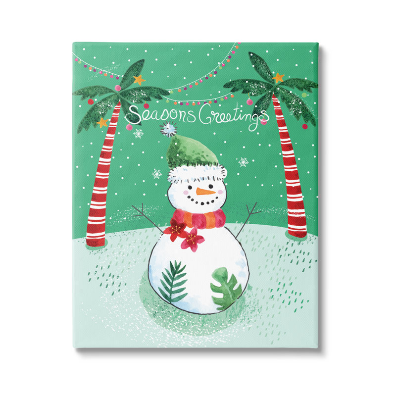 Season 'Greetings, Toile tendue, H 20 po x l 16 po x P 1,5 po