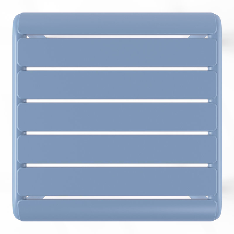 Square Outdoor Side Table, French Blue