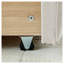 Très grand lit plateforme tapissier avec tiroirs de rangement, structure de lit en chenille moderne avec tête de lit capitonnée, beige