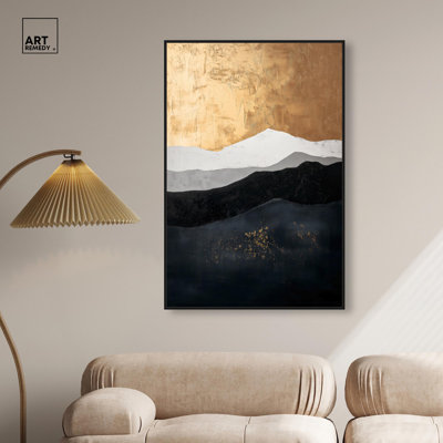 Toile Golden Vista II par Art Remedy