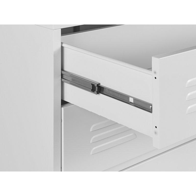 Lakki Steel 80cm W 4 - Drawer Chest of Drawers