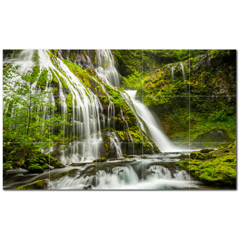 Murale décorative en céramique 4,25 po x 4,25 po