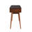 Christa White & Espresso Finish Sofa Table