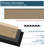  2pc x 94.5" x 24" 3D Acoustic/Sound proof Wood Slat Wall Panels,White Oak Sound Absorbing Panels for Ceiling and Wall(2 Piece/31.5 sq. ft.)-121847363-93367434