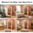 Hongyuan 2-Person Indoor BT Speaker Compatible FAR Infrared Sauna in Okoume & Hemlock with 6 Low EMF Carbon Heaters 