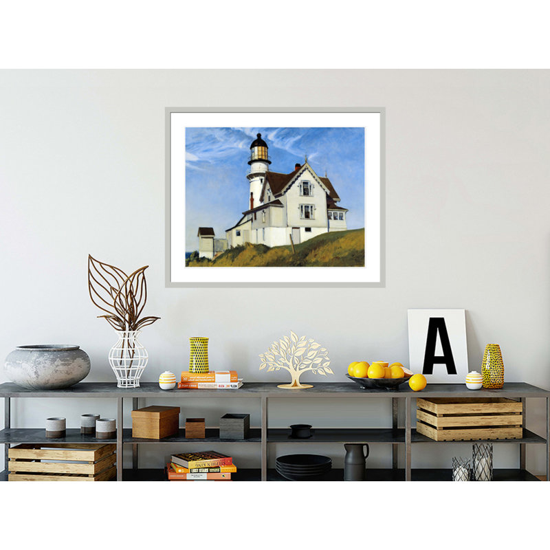 Captain Upton's House by Edward Hopper -Framed Giclee Print, 33.5" H x 40.91" W