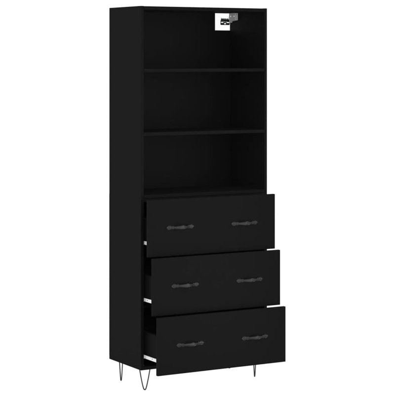 Storage Cabinet, Black