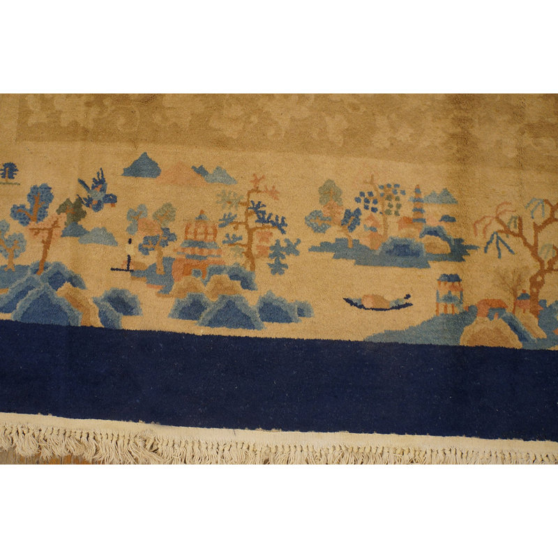 Tapis antique antique de Pékin