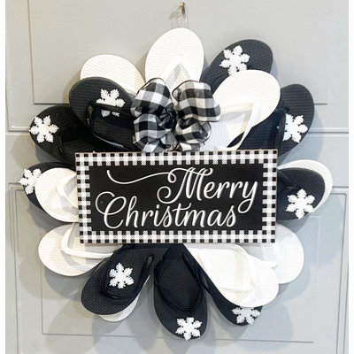 Christmas Wreath Buffalo Plaid