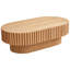 Table basse ovale