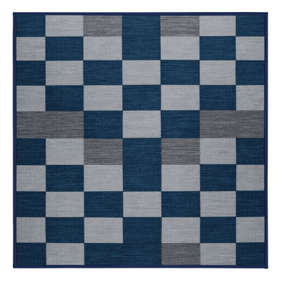 Tapis botanique brun lavable à la machine