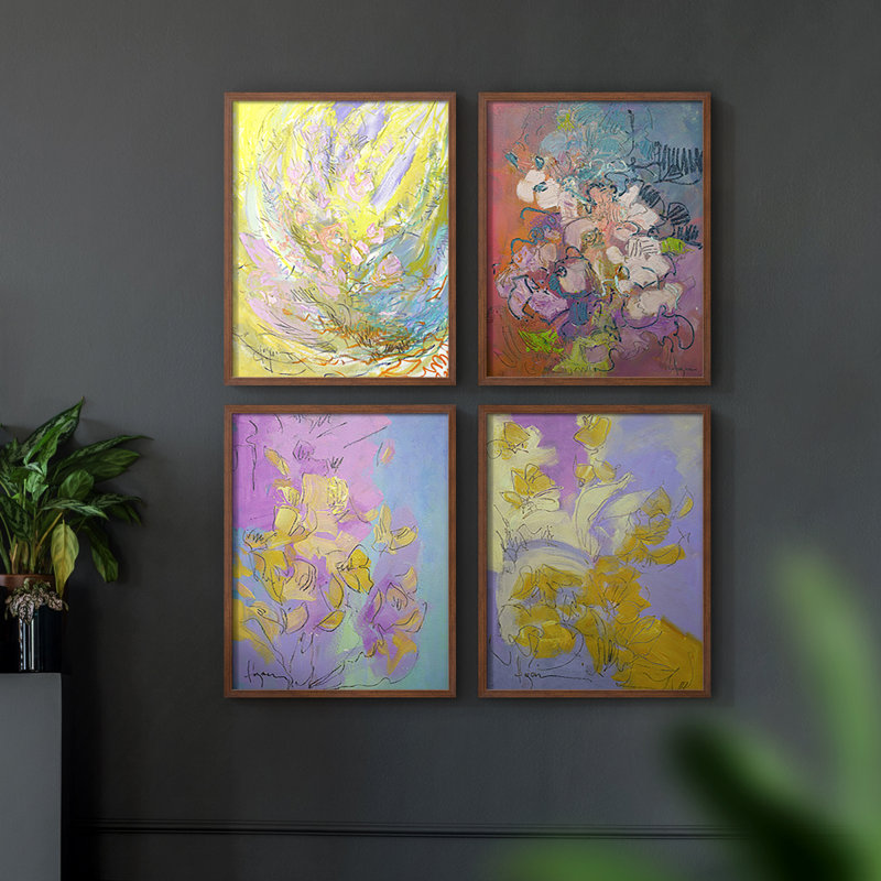 «Dusty Desert II», 4 pièces sur papier