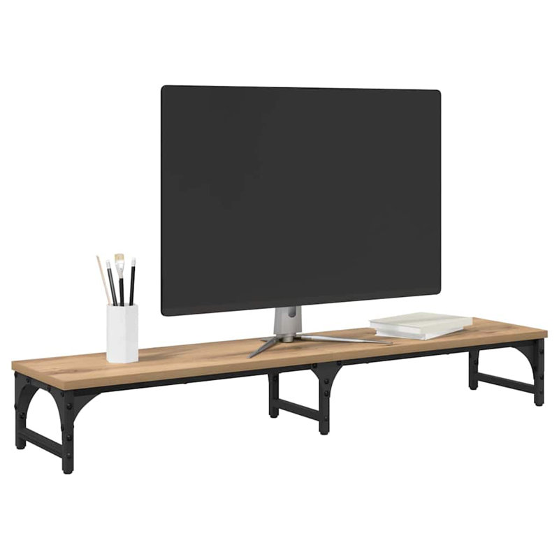 Manufactured Wood Monitor Stand, Artisan Oak