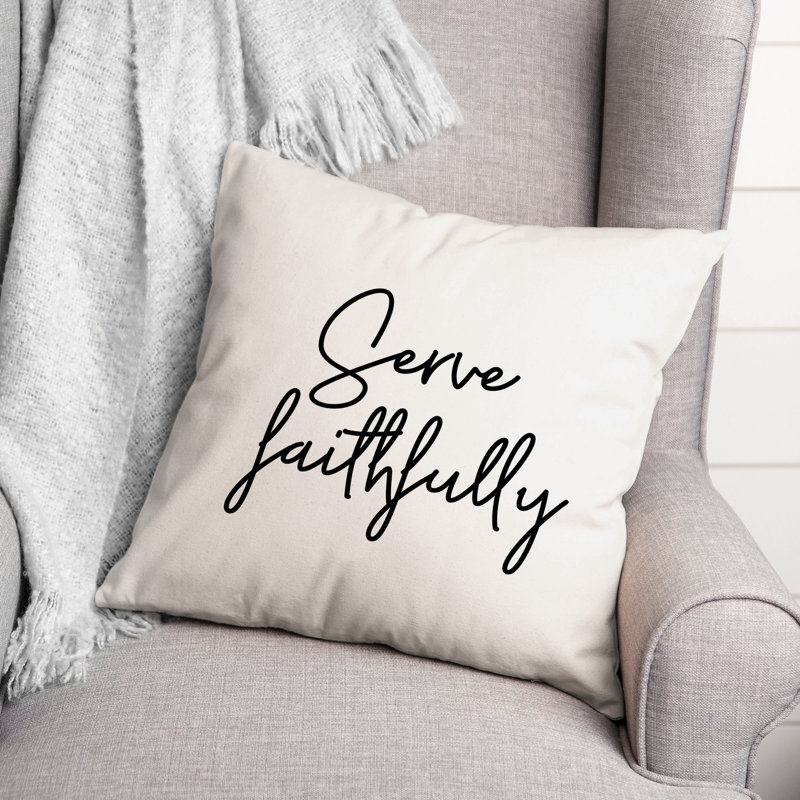 Coussin décoratif noir et blanc