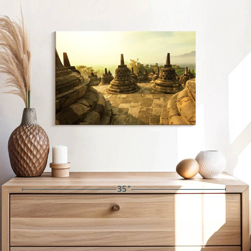 Adella Borobudur Buddhist Temple, 16" H x 24" W