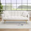 Canapé-lit 69 pouces beige avec canapé-lit réglable pour petit salon et chambre à coucher-717577700