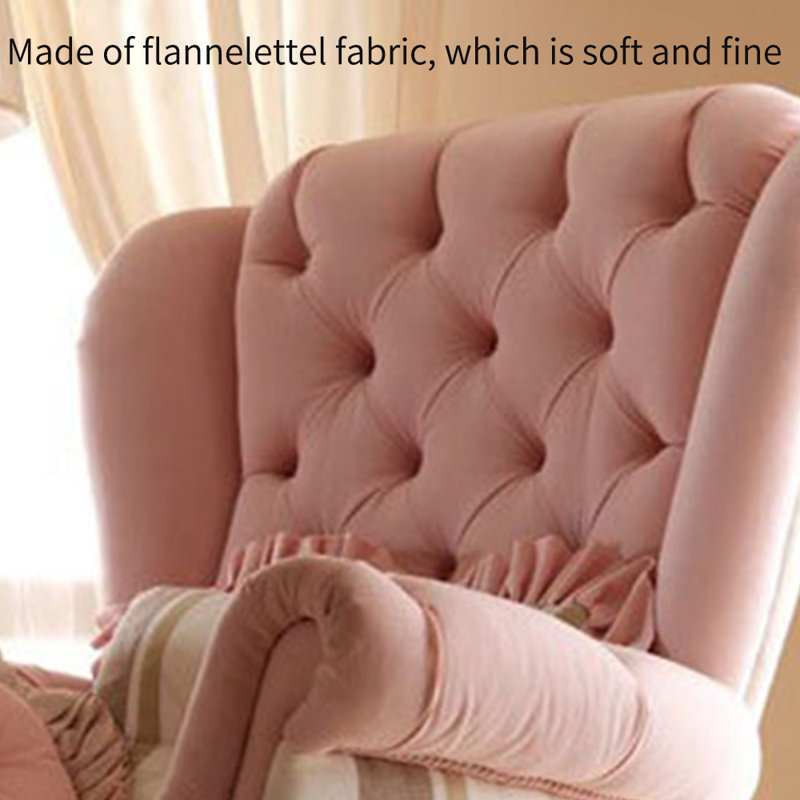 Chaise berçante ergonomique en flanelle