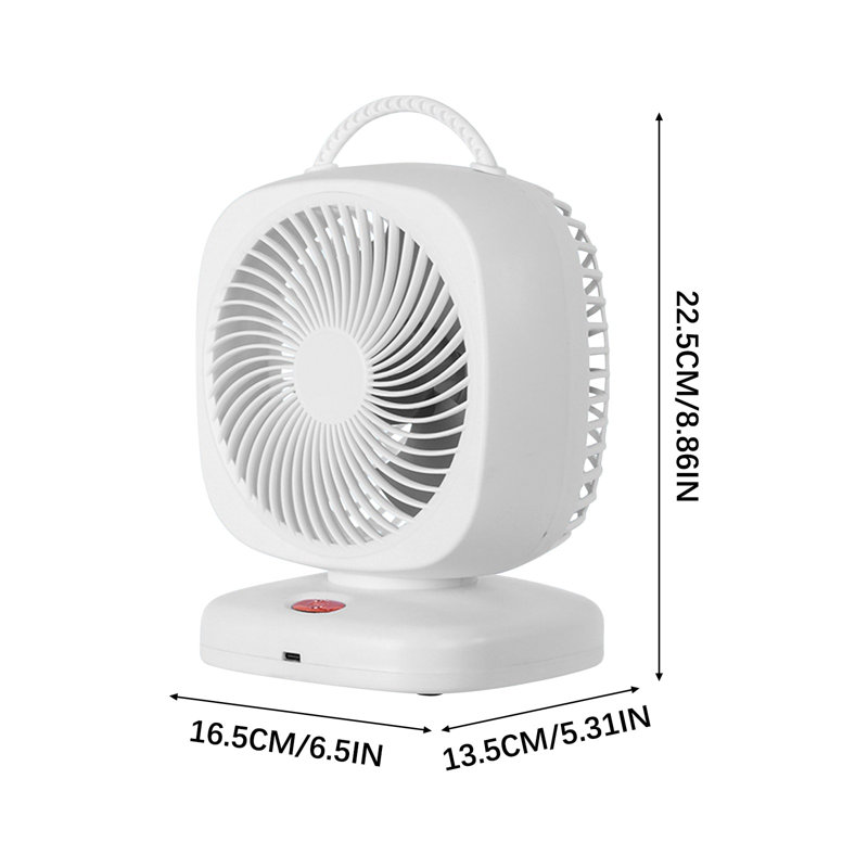 Ventilateur de charge kbndieu USB, White