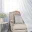 Paire de rideaux semi-transparents avec passe-tringle Rayna-73625234-31563145
