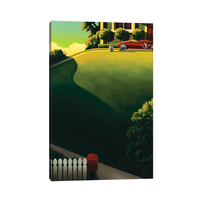 Test Drive by Ross Jones - Wrapped Canvas Painting, 20.32 cm H x 30.48 cm W