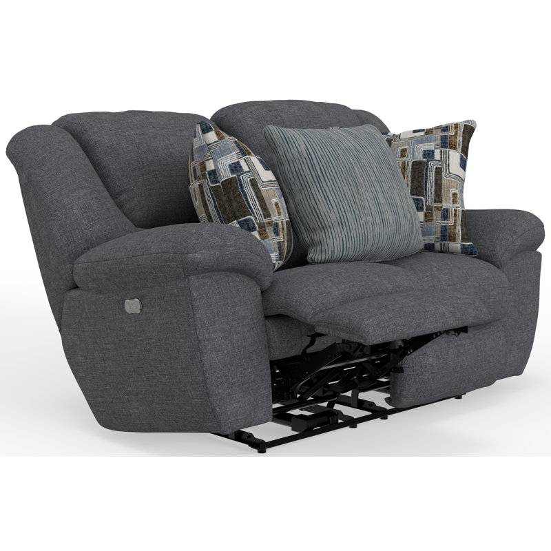 Causeuse inclinable électrique Trifecta, Bleu / gris