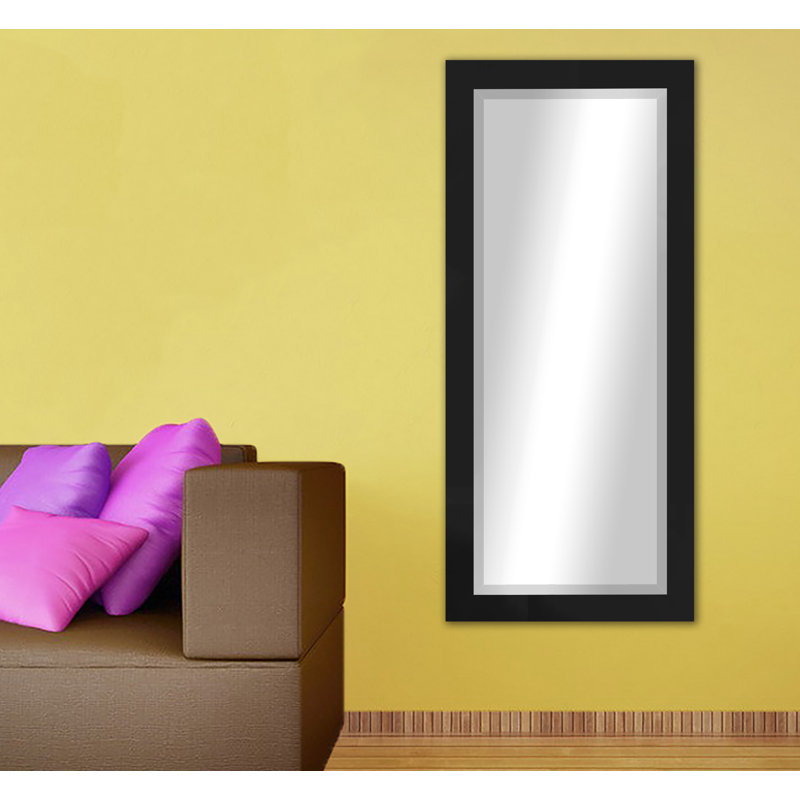 Miroir pleine grandeur Tacony, H 63 po x l 25 po, Noir