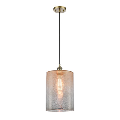 Luminaire suspendu cylindrique à 1 lumière Malcolm
