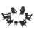 Altura Foldable Outdoor Adirondack Set-87463647